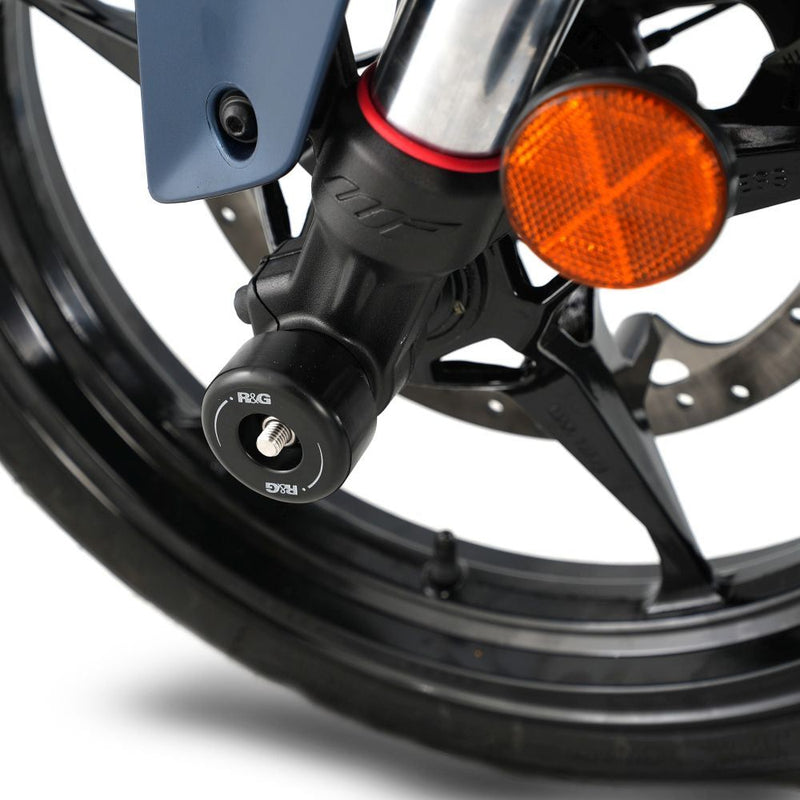 Load image into Gallery viewer, R&amp;G Racing Orange Fork Protectors For 2024 Husqvarna VITPILEN 401
