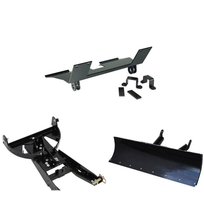 Load image into Gallery viewer, Denali Black UTV Snow Plow Kit For Yamaha Rhino 450 YXR450FA 4x4 2006-2011

