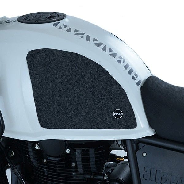 R&G Racing Black Tank Traction Grips For 2018-2023 Royal Enfield Himalayan
