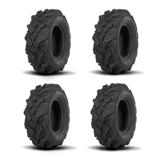ITP Two Each Mud Lite XTR Tires Front [25x8-12] And Mud Lite XTR Tires Rear [25x10-12]