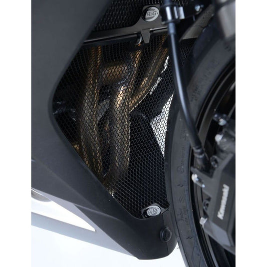 R&G Racing Black Downpipe Grill For 2011-2019 Kawasaki Z1000SX (Ninja 1000)