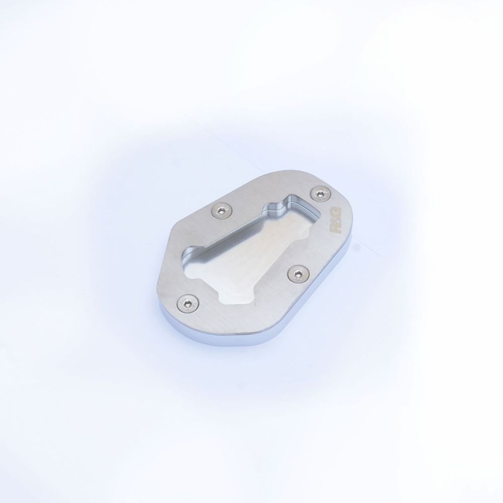 R&G Racing Silver Kickstand Shoe For 2020-2023 Honda CRF1100L Africa Twin Adventure Sports