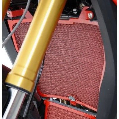 R&G Racing Black Aluminum Radiator Guard For 2015-2019 BMW S1000XR RAD0195BK