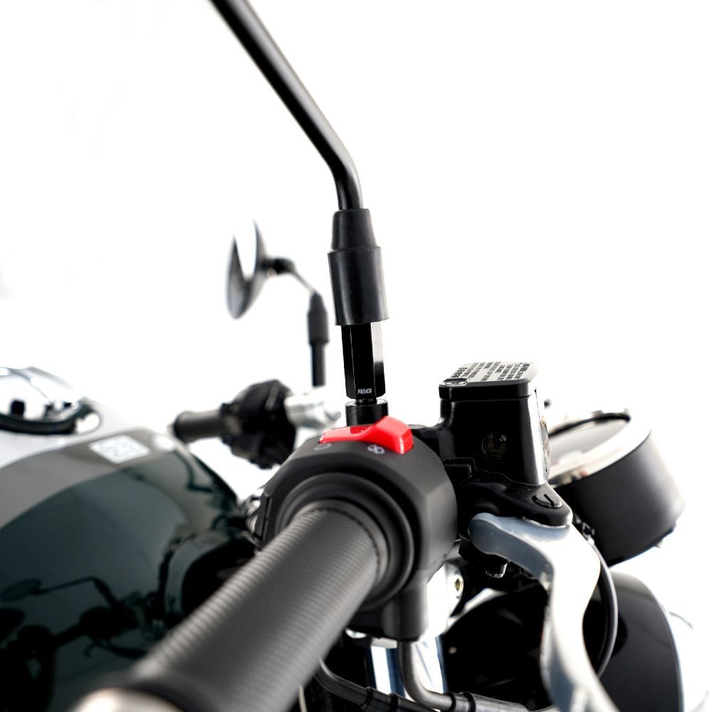 R&G Racing Black Mirror Risers For 2011-2013 Aprilia Dorsoduro 1200 SMV1200