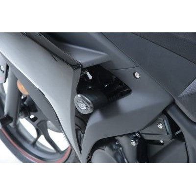 Load image into Gallery viewer, R&amp;G Racing Black Crash Protectors For 2015-2018 Yamaha YZF R3
