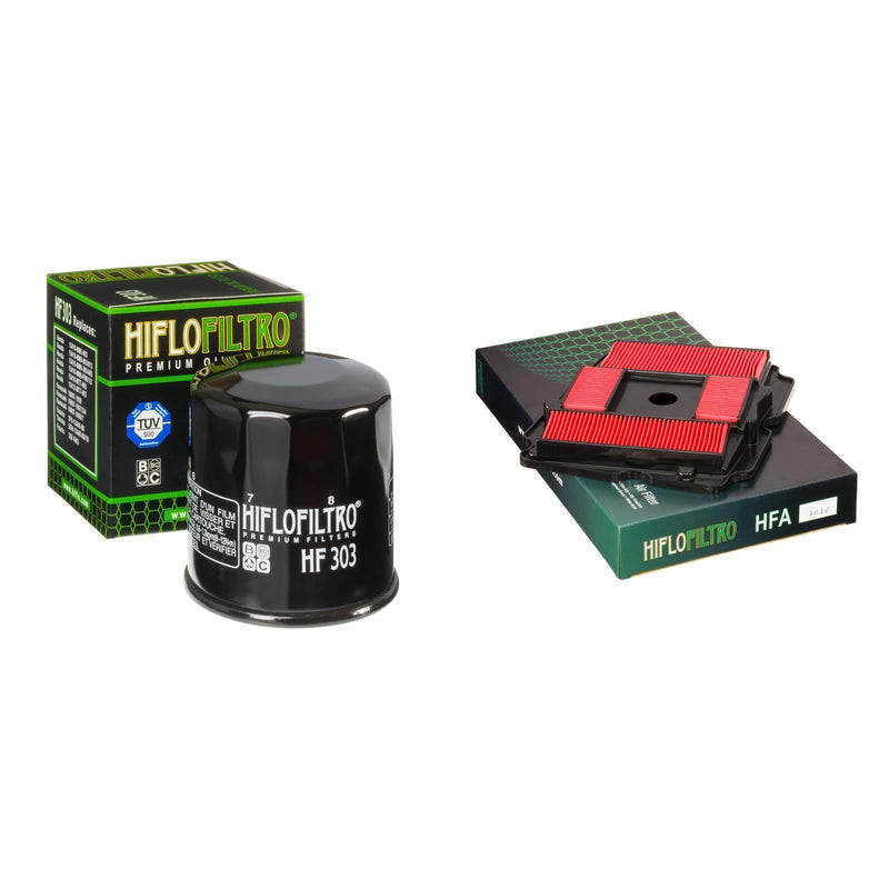 Load image into Gallery viewer, HIFLO FILTRO Oil and Air Filter Kit for HONDA NT650 J,K,L Hawk GT RC312 88-91
