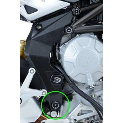 Load image into Gallery viewer, R&amp;G Racing Black Lower Frame Plug RHS FI0075BK
