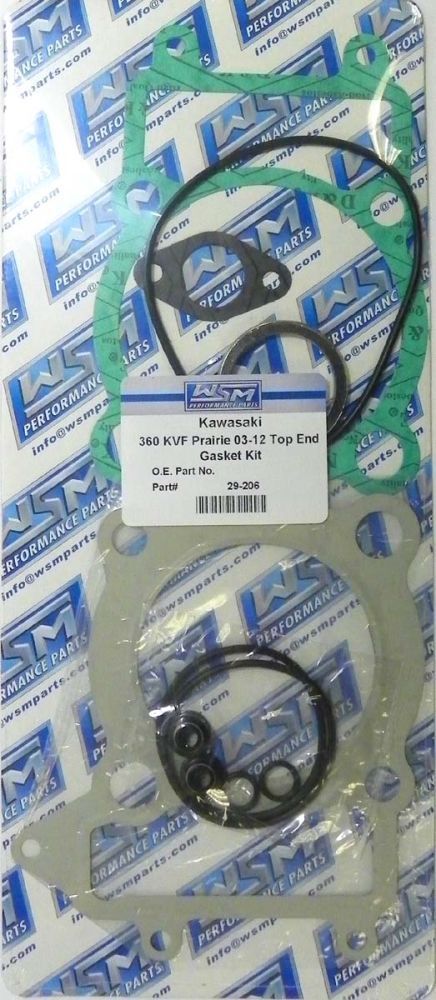 Load image into Gallery viewer, WSM Top End Gasket Kit For Kawasaki 360 Prairie 03-13 29-206
