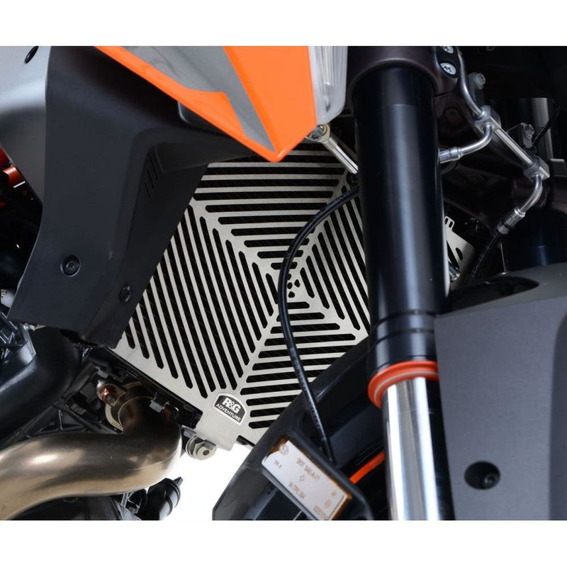 Load image into Gallery viewer, R&amp;G Racing Stainless Steel Radiator Guard For 2016-2020 KTM 1290 Super Duke GT
