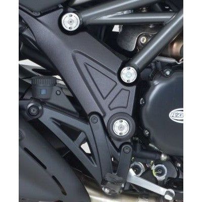 Load image into Gallery viewer, R&amp;G Racing Silver Frame Plug Kit For 2011-2018 Ducati Diavel
