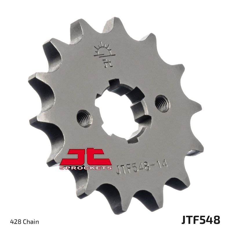 JT Sprockets Front Steel Countershaft Sprocket 14 Tooth 14T 428 Chain For Yamaha XT125 X 2008-2011 JTF548.14