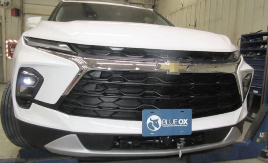 Blue Ox Alpha 2 Tow Bar (6,500 lbs. cap.) & Baseplate Combo fits Select Chevrolet Blazer (2.0L Turbo) (Includes Top Shutters) (No Adaptive Cruise Control)