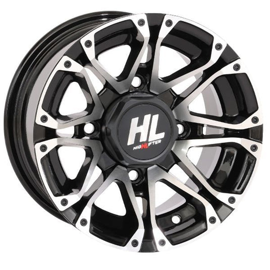 High Lifter 14x7 4/137 4+3 Gloss Black Machined HL3 Wheel 14HL03-1137