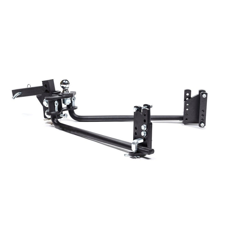 Load image into Gallery viewer, Blue Ox 2-Point Weight Distribution Hitch for Underslung Couplers  6 Hole Shank, 800 lbs. Tongue Weight, 8,000 lbs. Towing Capacity, fits 2 Receiver
