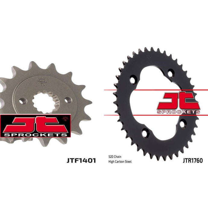 Front & Rear Sprocket Kit for SUZUKI LT-Z400 K9,L0,L1,L2 Quadsport 09-12