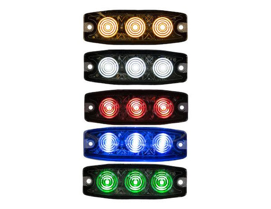 Black Mounting Bracket For Ultra Thin 3.5 Inch LED Strobe Light Series