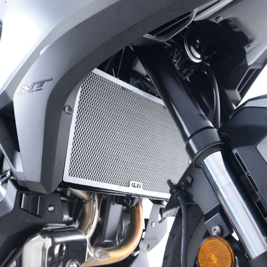 R&G Racing Black Aluminum Radiator Guard For 2022-2024 Honda NT1100 RAD0288BK