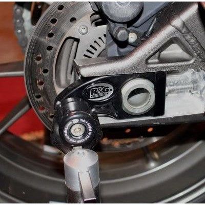 Load image into Gallery viewer, R&amp;G Racing Black Cotton Reels Offset For 2009-2014 BMW HP4 ABS
