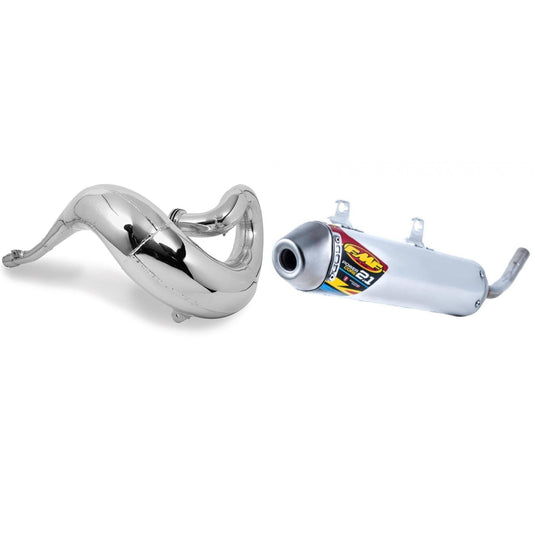Fatty Exhaust Pipe & Aluminum Powercore 2.1 Silencer for KTM 300 XC 2017