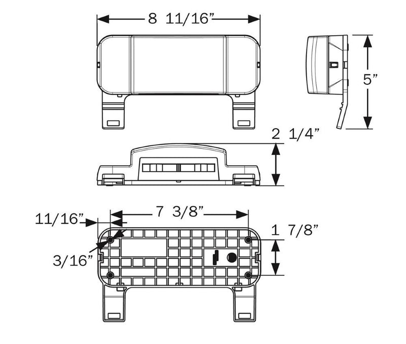 Load image into Gallery viewer, Optronics One L.E.D. Low Profile Combination RV Tail Light - Drivers Side (RVSTL0061) - Single
