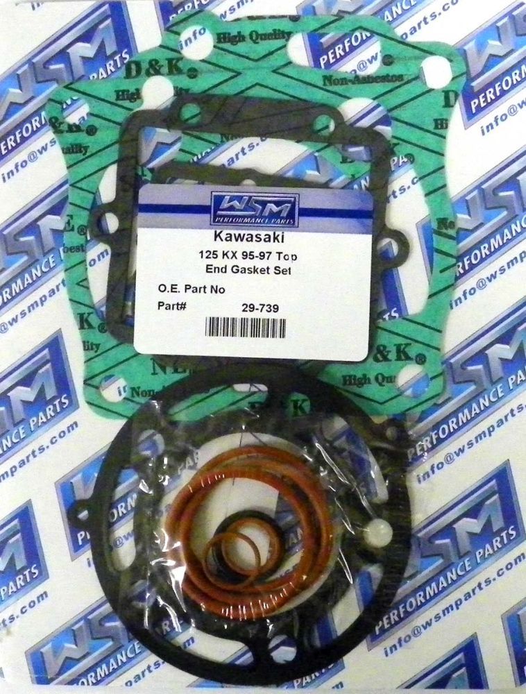 Load image into Gallery viewer, WSM Top End Gasket Kit For Kawasaki 125 KX 95-97 29-739
