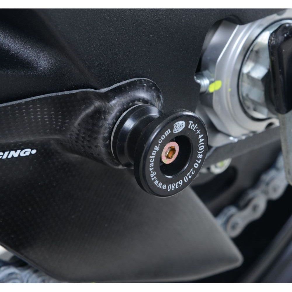 R&G Racing Black Cotton Reels For 2021-2024 Aprilia RS660