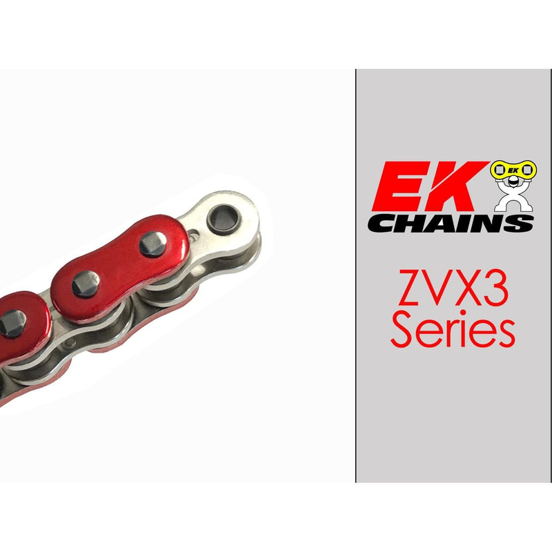 Load image into Gallery viewer, EK 525-ZVX3 Motorcycle Drive Chain (Specify Links and Color) Rivet Master Link
