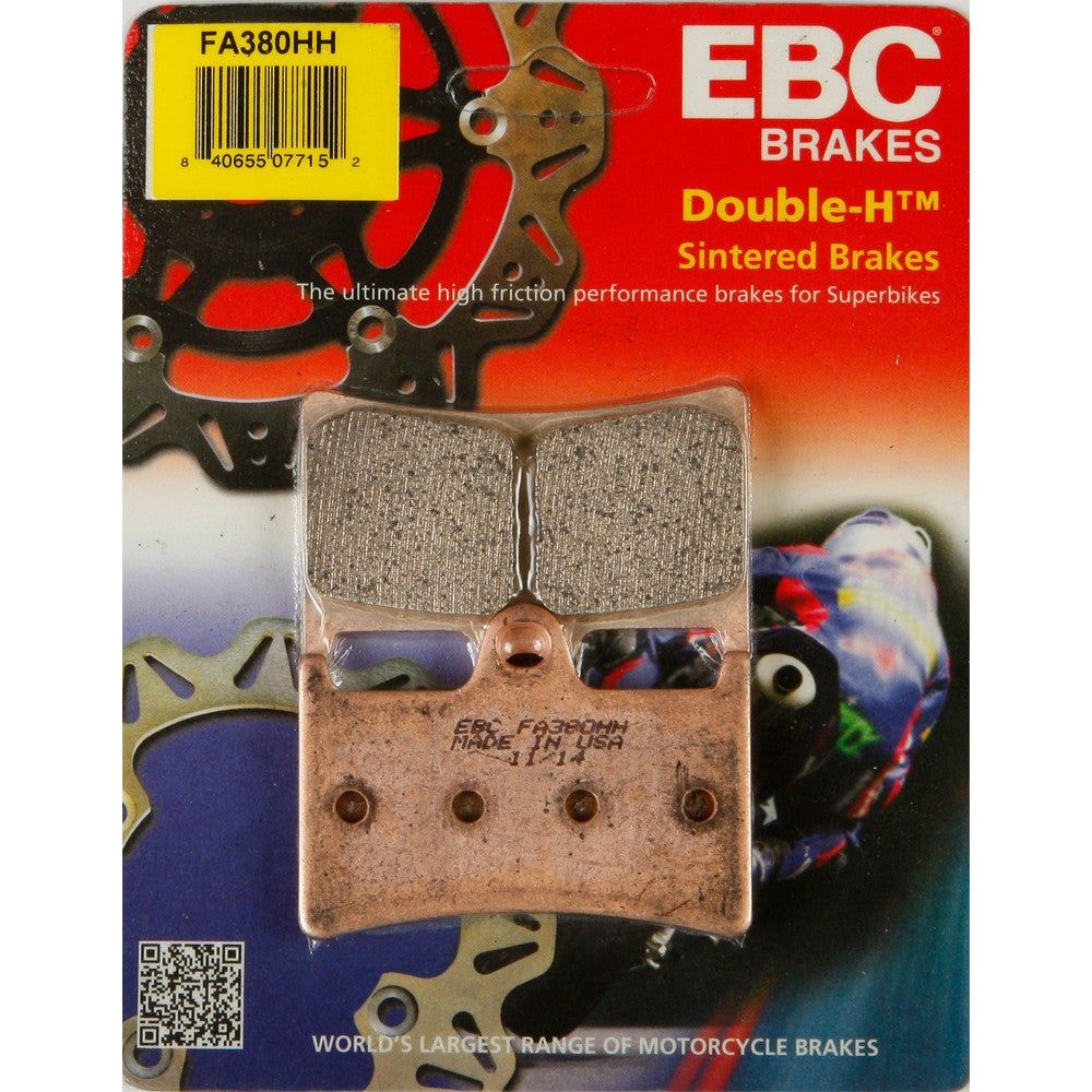 EBC 1 Pair Sintered HH Race Formula Brake Pads MPN FA380HH