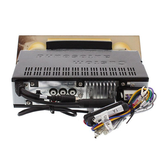 Custom Autosound 1968 Firebird Classic Car Stereo With Burlwood Bezel