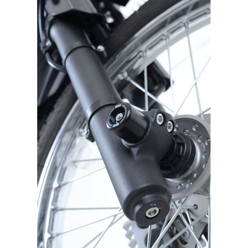 Load image into Gallery viewer, R&amp;G Racing Black Fork Protectors For 2009-2017 Yamaha WR 125 R
