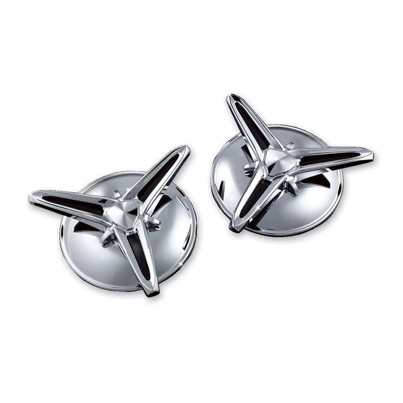 Load image into Gallery viewer, KURYAKYN KNOCK OFF CENTER CAPS FOR 2009-2017 HARLEY TRI GLIDE ULTRA CLASSIC 1243
