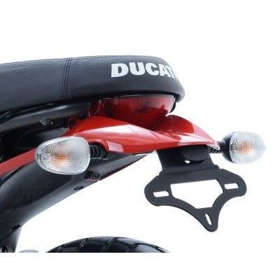 Load image into Gallery viewer, R&amp;G Racing Black Tail Tidy License Plate Holder For 2015-2020 Ducati Scrambler Icon
