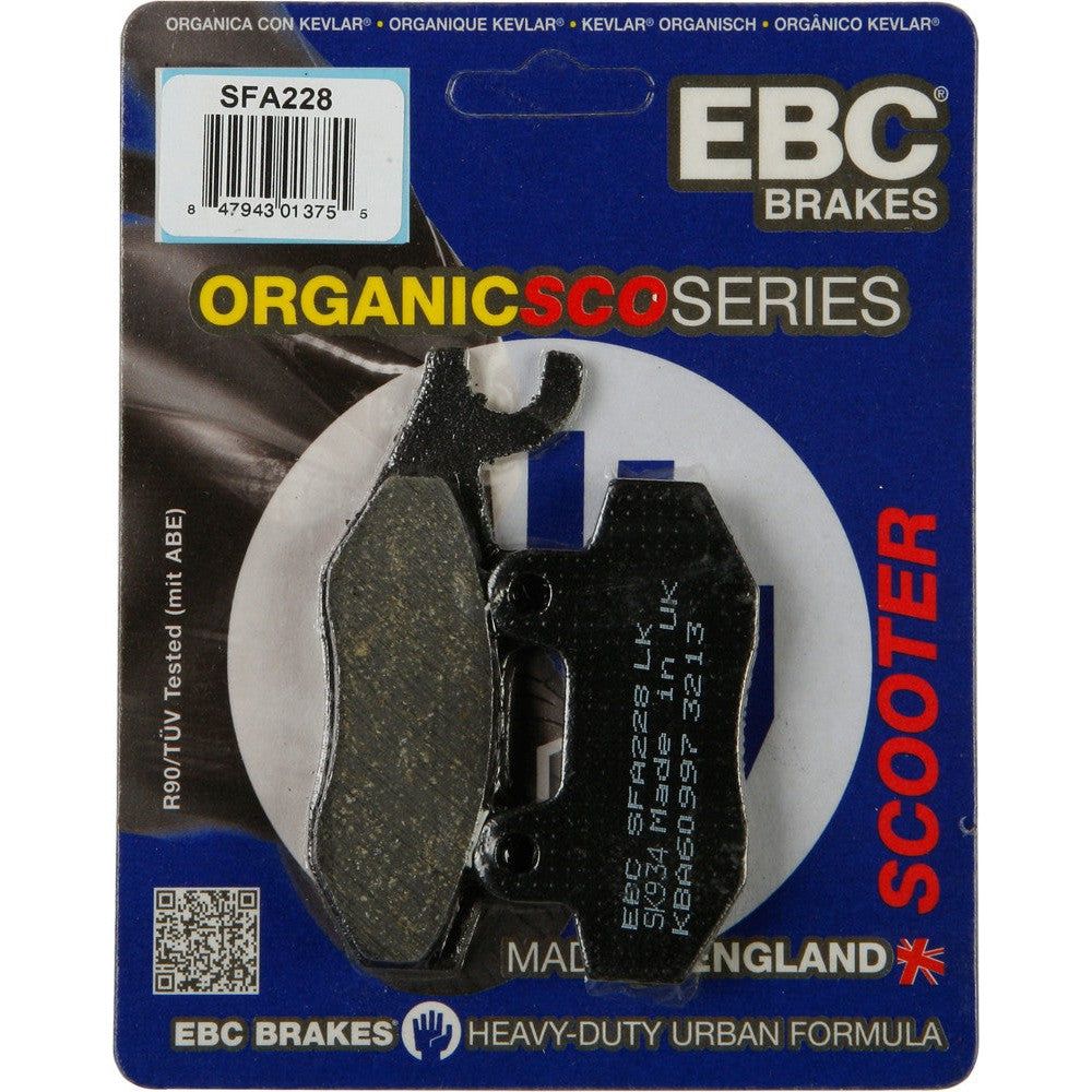 EBC 1 Pair Premium SFA Organic OE Replacement Brake Pads MPN SFA228