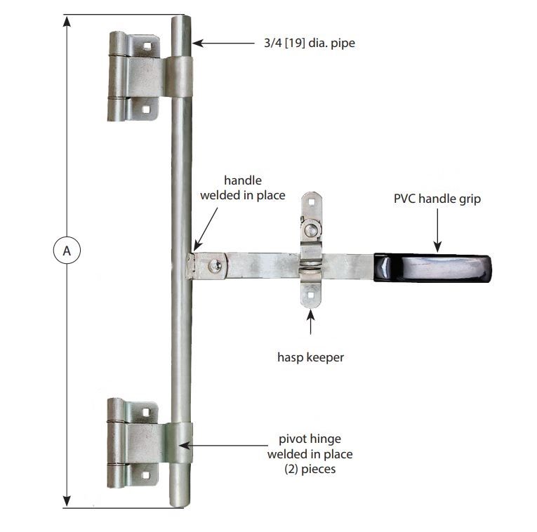 Load image into Gallery viewer, Sierra Pacific Trailer Side Door Steel Bar Lock Assembly

