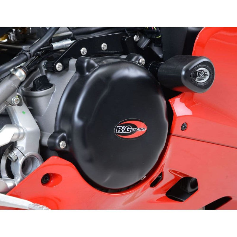 Load image into Gallery viewer, R&amp;G Racing Black Engine Case Covers RHD For 2012-2015 Ducati 1199 Panigale
