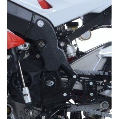 Load image into Gallery viewer, R&amp;G Racing Black Boot Guard Kit For 2015-2018 BMW S1000RR EZBG103BL
