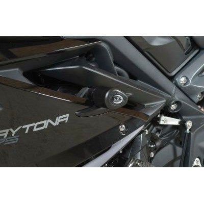 R&G Racing Black Aero Style Crash Protection Bobbins For 2013-2016 Triumph Daytona 675 ABS