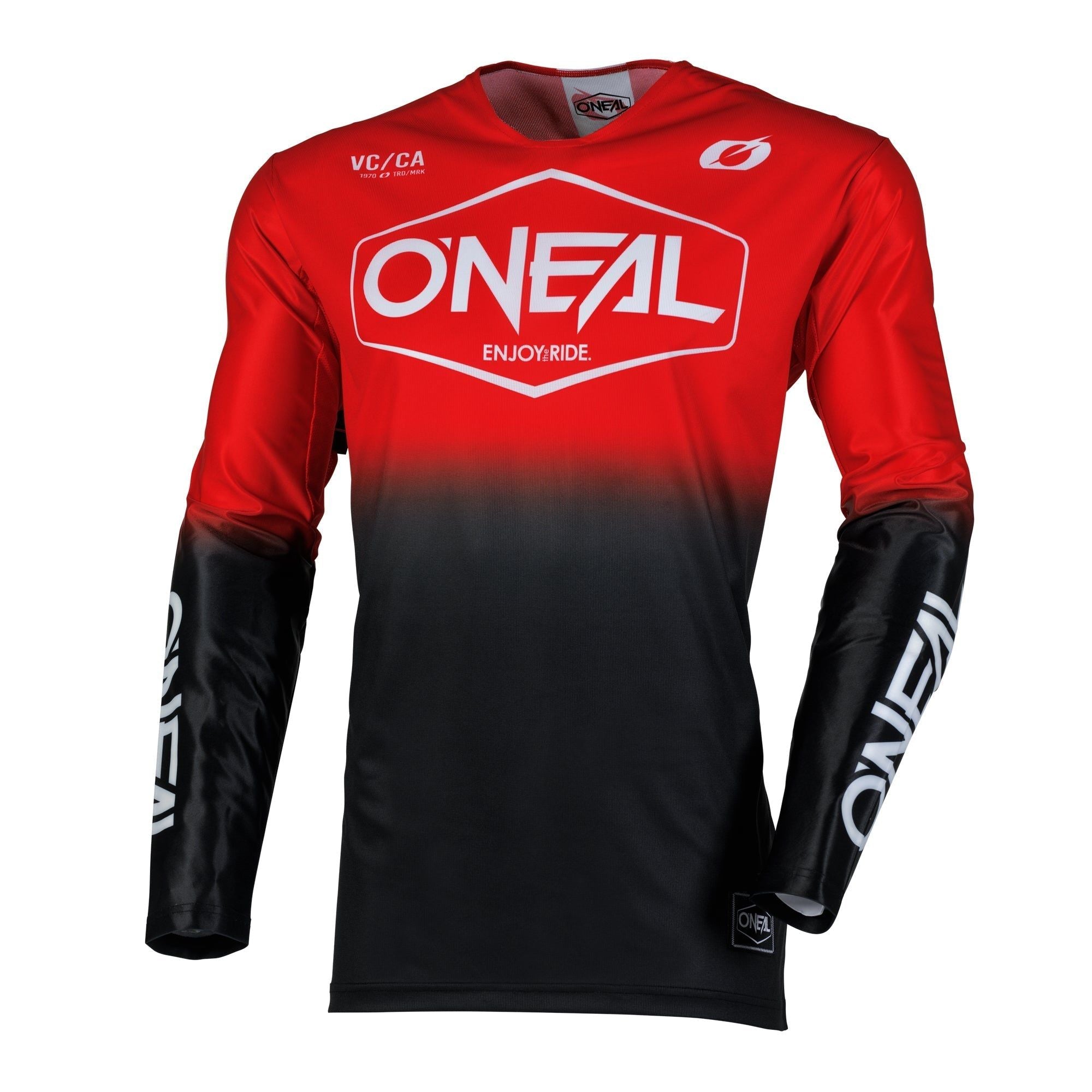 Motocross Jersey 242 O'Neal Mayhem Hexx Black / Red Motocross Jersey