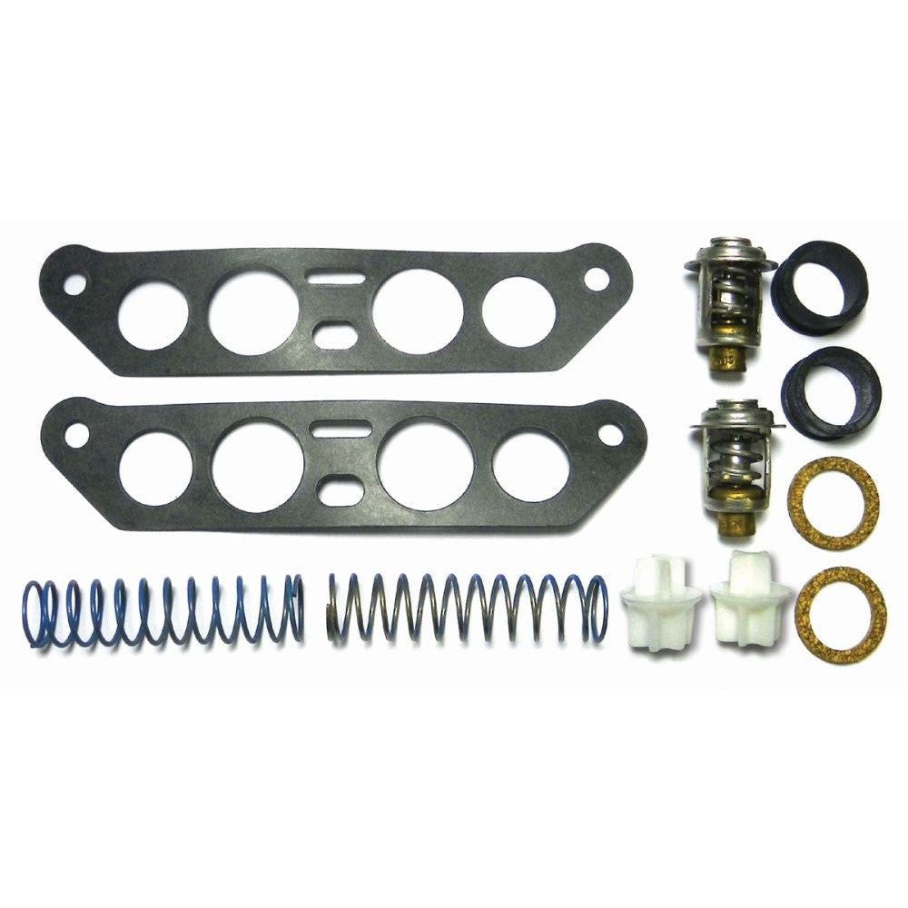 WSM Thermostat Kit for Johnson / Evinrude 65 - 140 Hp V4 Cross Flow 73-98