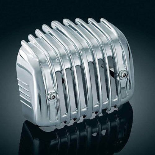 Kuryakyn Front Chrome Voltage Regulator Cover Trim Accent Harley Softail 01-2017