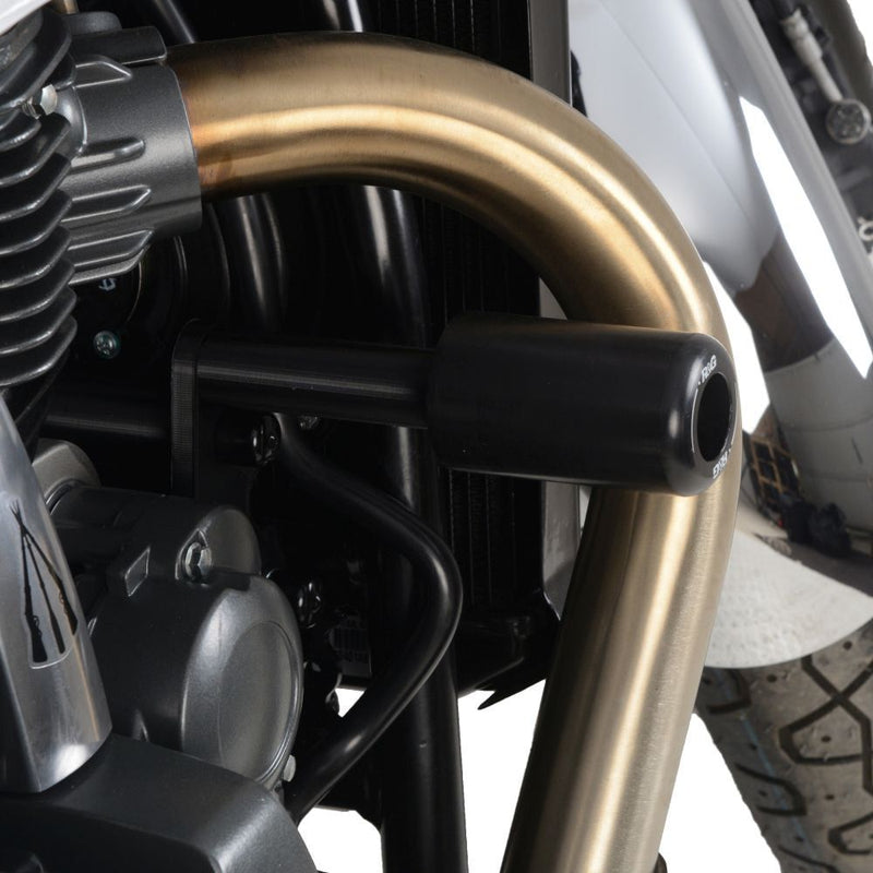 Load image into Gallery viewer, R&amp;G Racing Black Classic Round Style Crash Protectors For 2023-2024 BSA Gold Star

