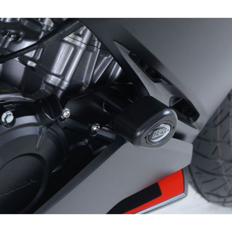 Load image into Gallery viewer, R&amp;G Racing Black Aero Style Crash Protection Bobbins For 2017-2020 Honda CBR250RR
