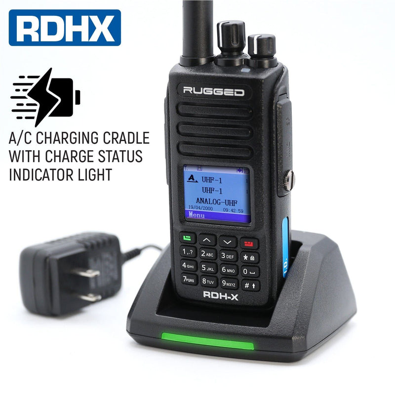 Load image into Gallery viewer, Rugged Radios Rugged RDH-X Waterproof Business Band Handheld Radio - Digital and Analog

