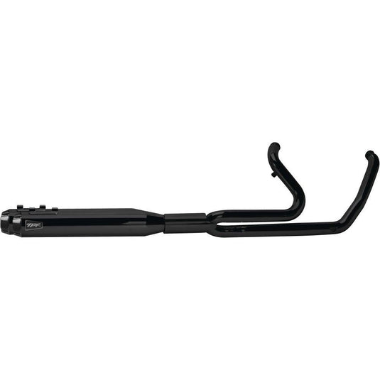 Two Brothers Racing 2-Into-1 Black Full System Comp-S with Ghost Pipe 005-46802-B