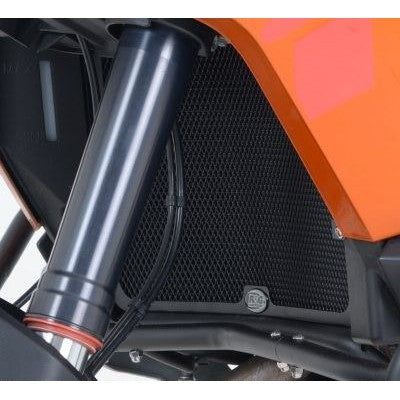 Load image into Gallery viewer, R&amp;G Racing Black Aluminum Radiator Guard For 2015-2016 KTM 1050 Adventure
