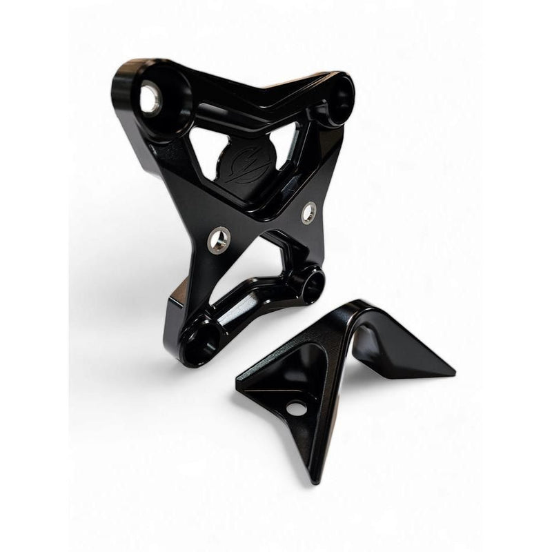 Load image into Gallery viewer, Elektric Offroad Black Radius Rod Plate With Tow Hook For Can-Am Maverick X3 2017-2021
