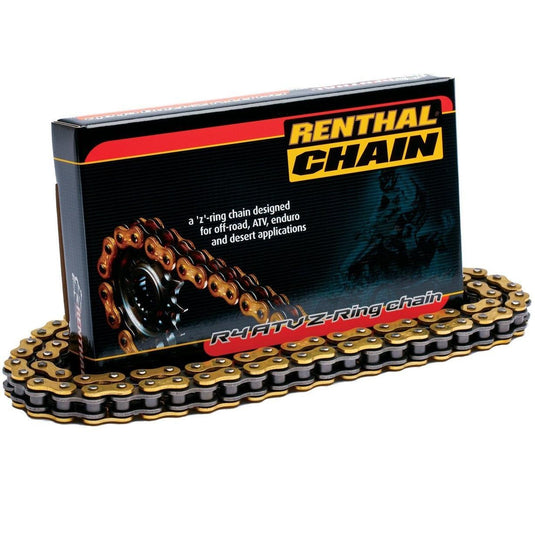 RENTHAL R4 ATV Z-Ring Chain 120 Links Gold for ATV/UTV