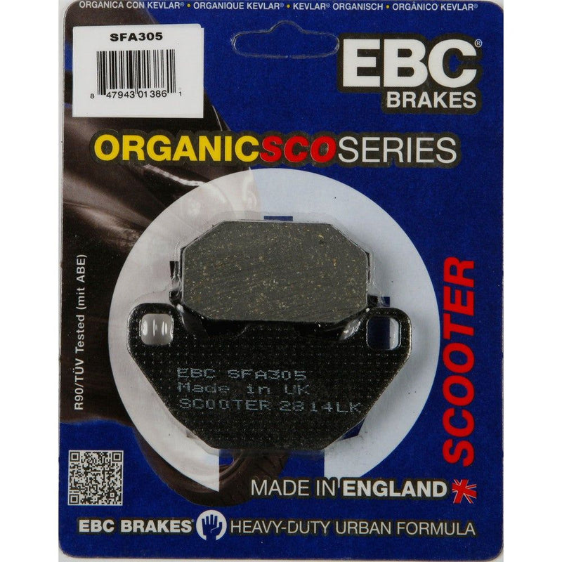 Load image into Gallery viewer, EBC 1 Pair Premium SFA Organic OE Replacement Brake Pads MPN SFA305

