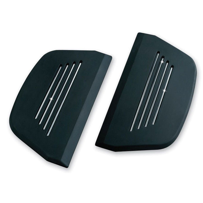 Kuryakyn Premium Rubber Passenger Floorboard Inserts Harley Touring D Shaped New