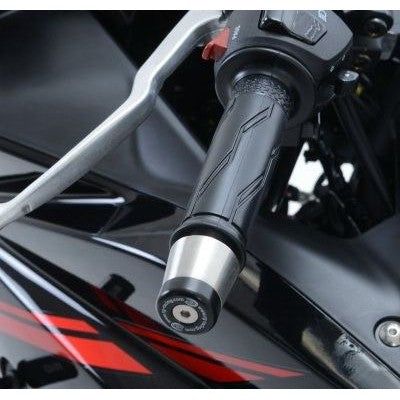 R&G Racing Black Bar End Sliders For 2018-2024 Yamaha MT-03